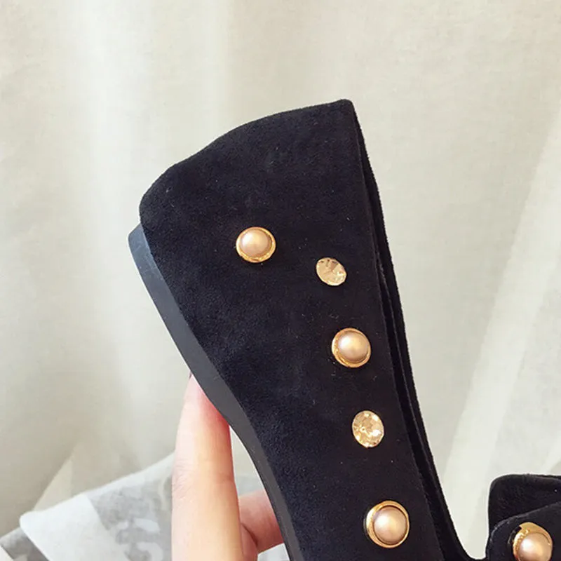 🎉 Sommer-Special 🎉Kirsche Strass Nietenschuhe