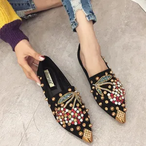🎉 Sommer-Special 🎉Kirsche Strass Nietenschuhe