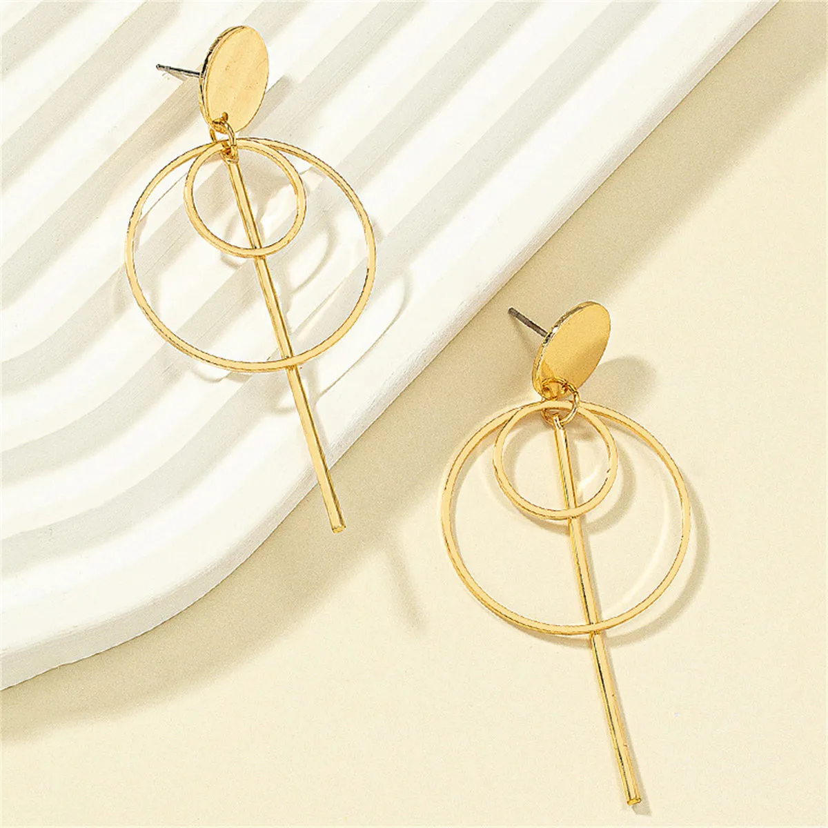 18K Gold-Plated Lollipop Drop Earrings