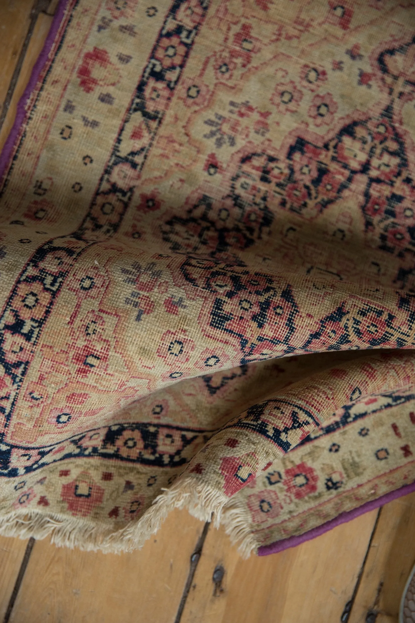 2x2.5 Antique Kerman Square Rug Mat