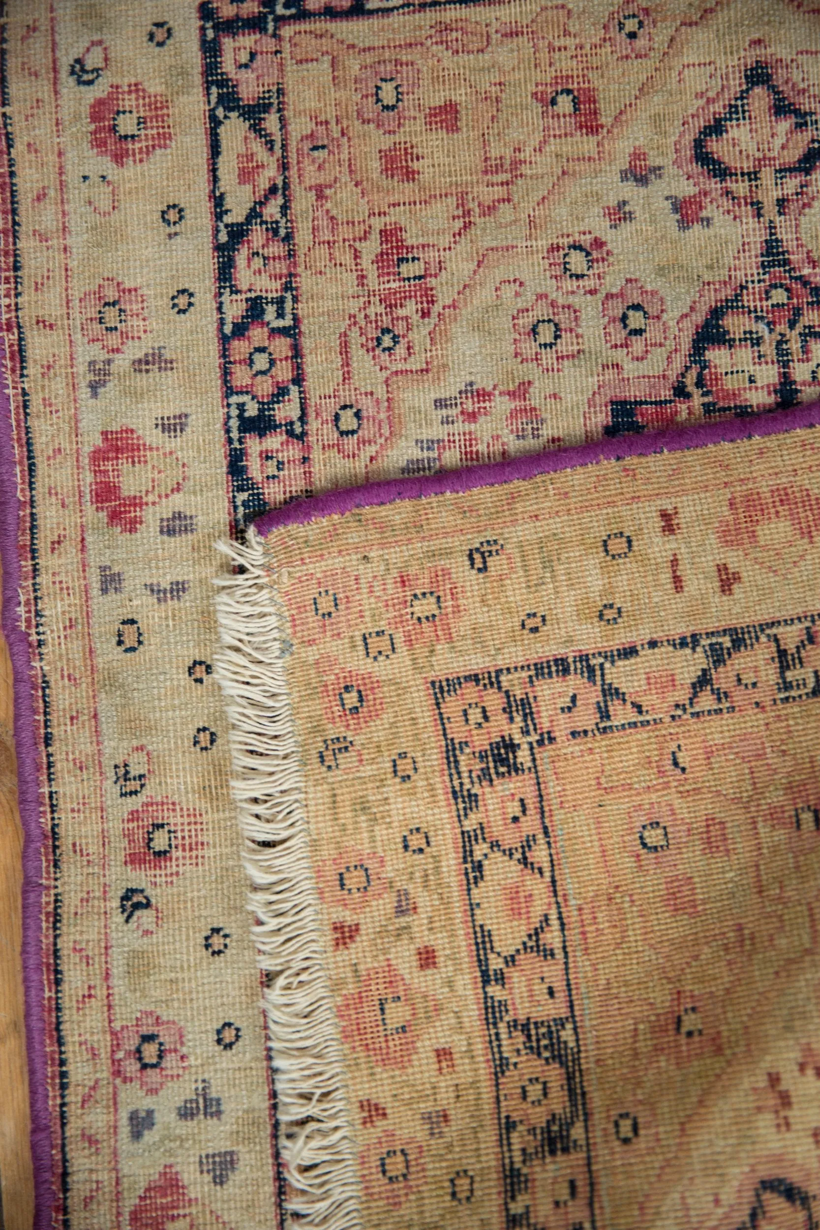 2x2.5 Antique Kerman Square Rug Mat