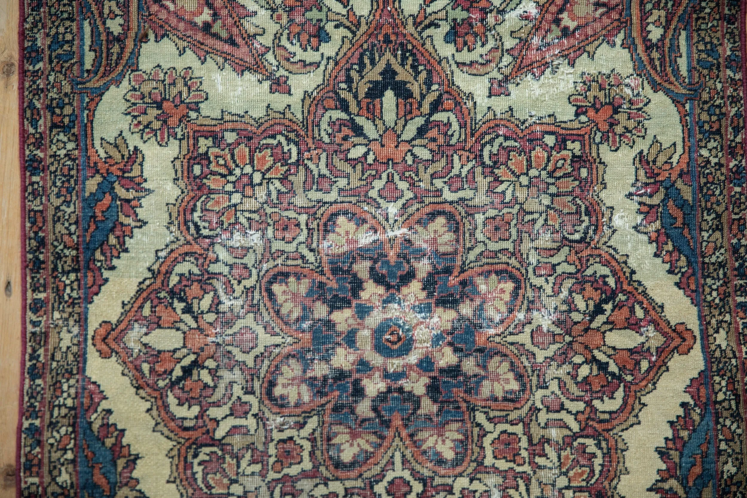 2x3 Antique Fragment Kerman Rug Mat