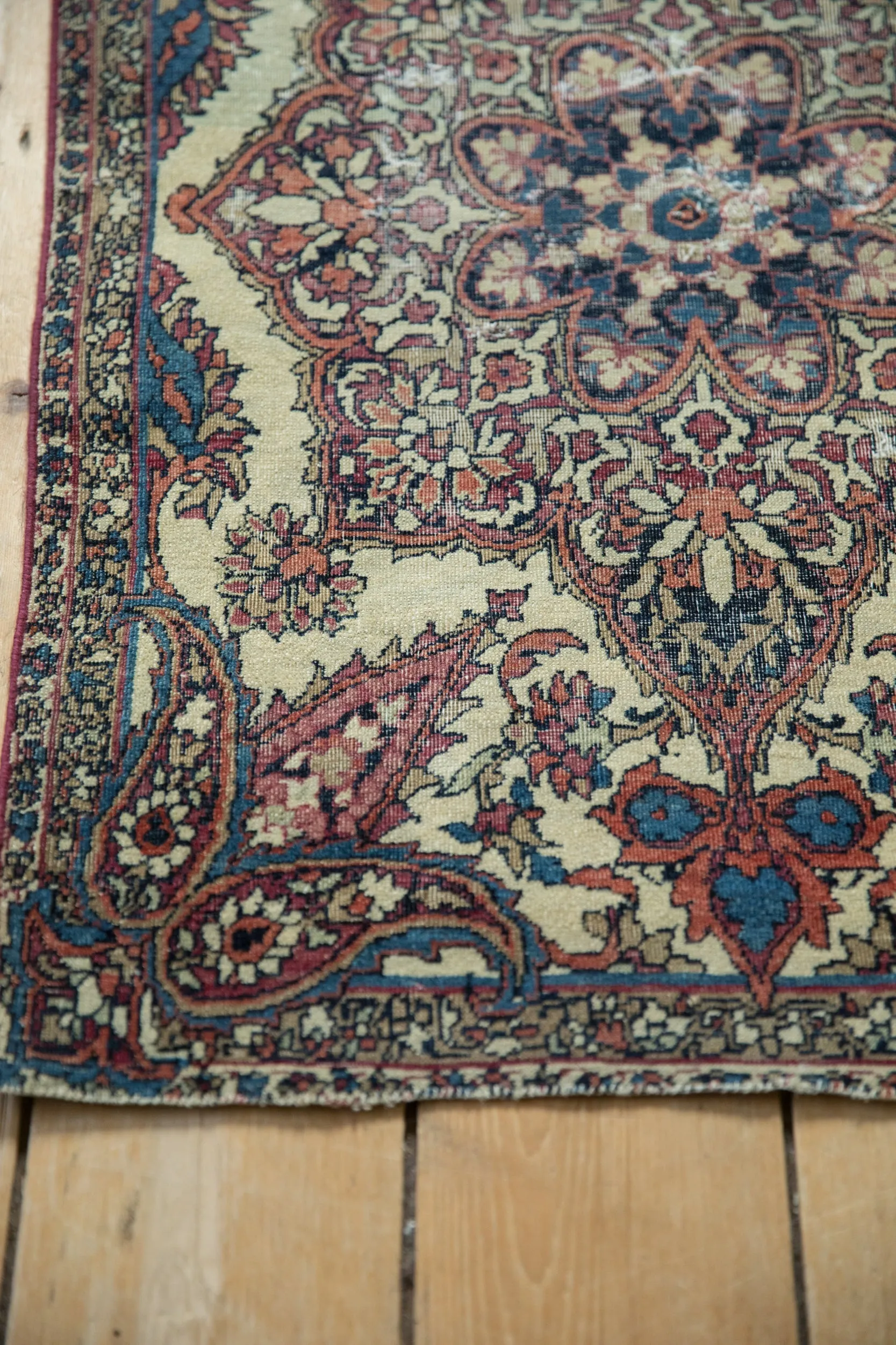 2x3 Antique Fragment Kerman Rug Mat