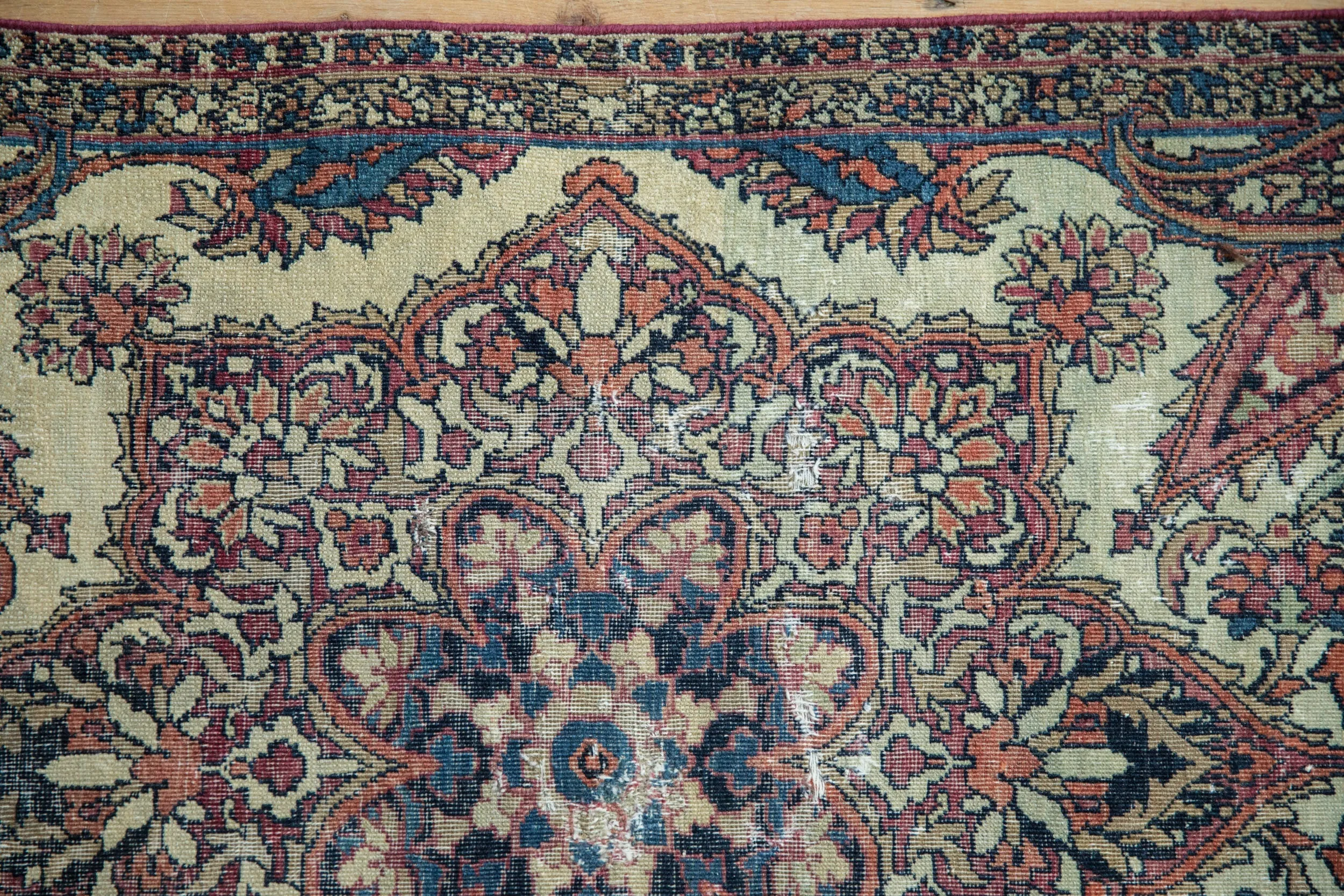 2x3 Antique Fragment Kerman Rug Mat