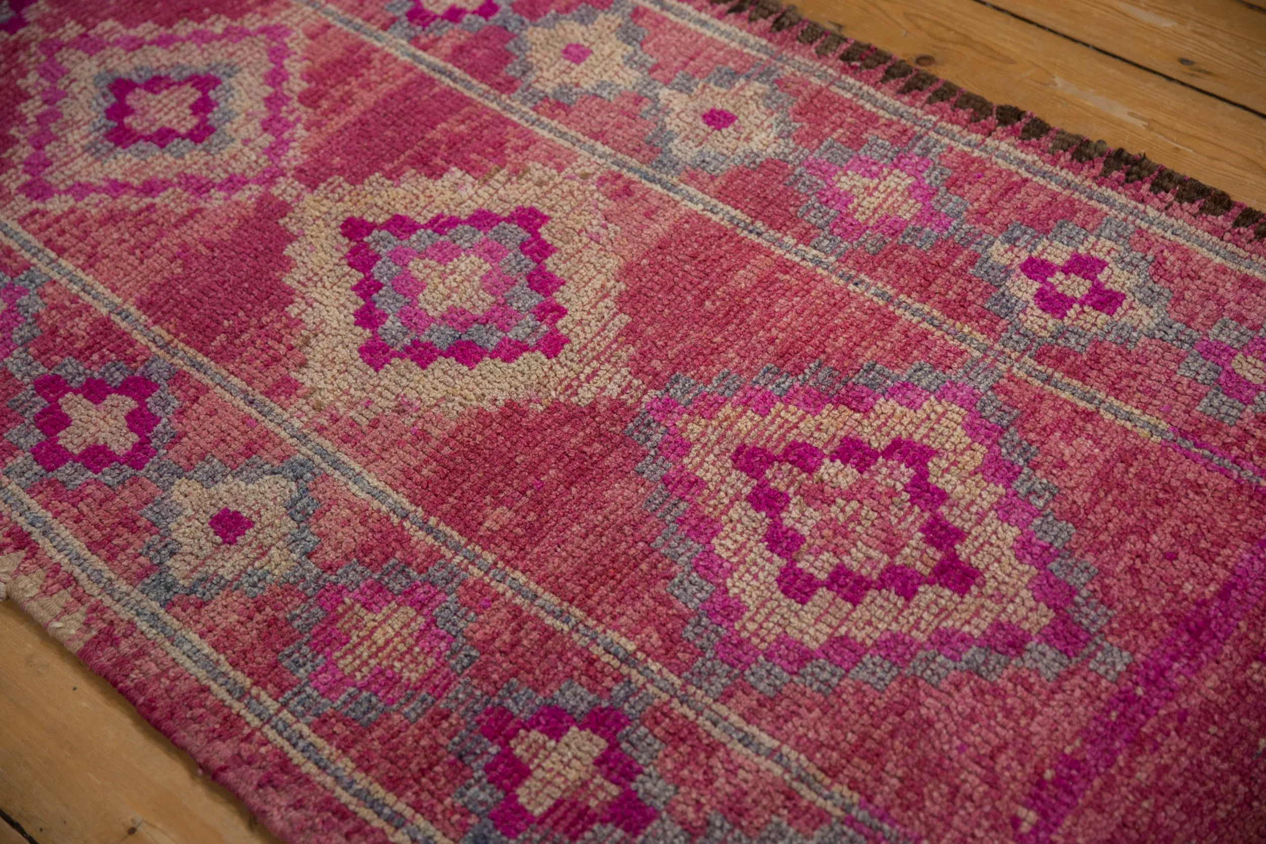 3x10.5 Vintage Distressed Kurd Rug Runner