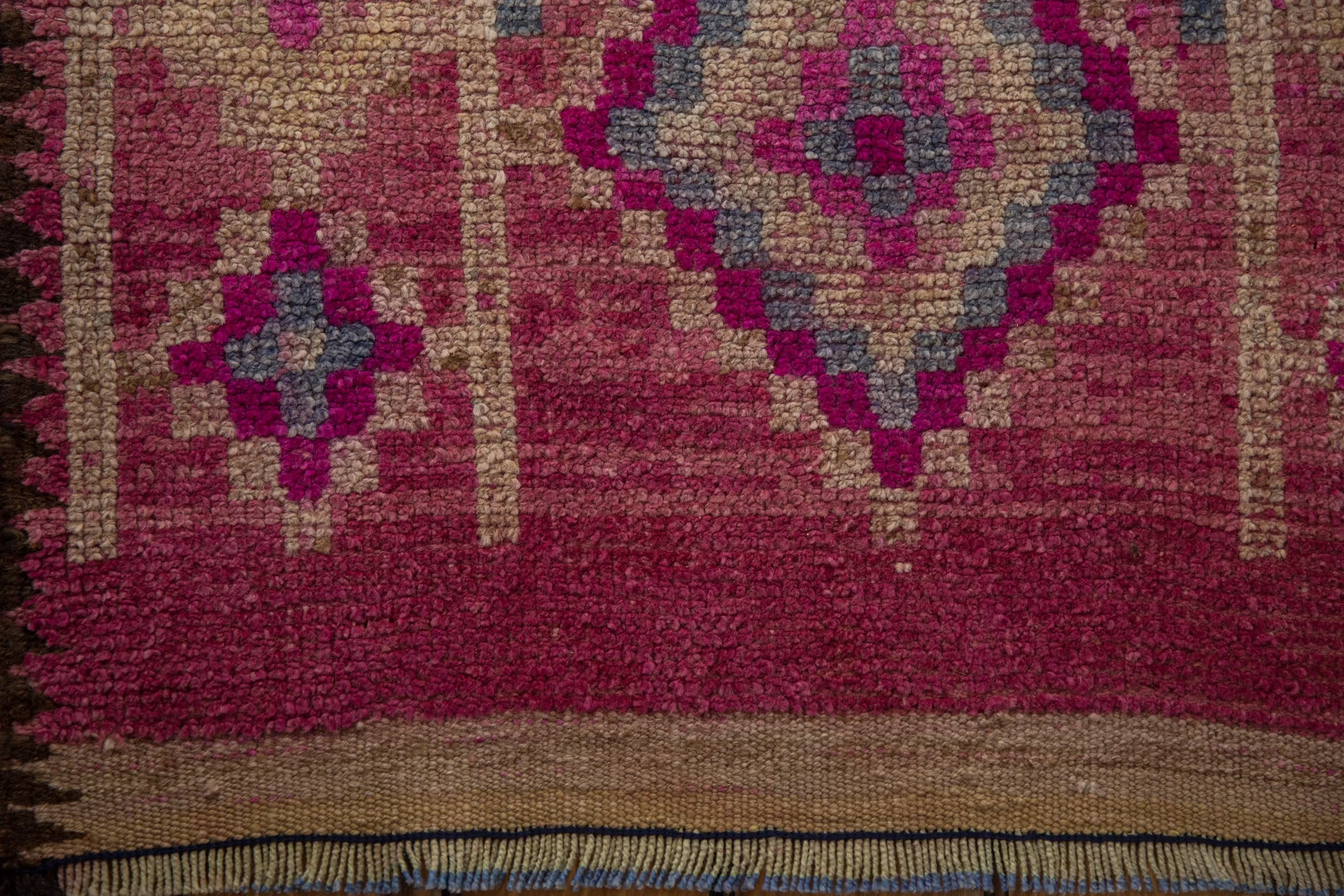 3x10.5 Vintage Distressed Kurd Rug Runner
