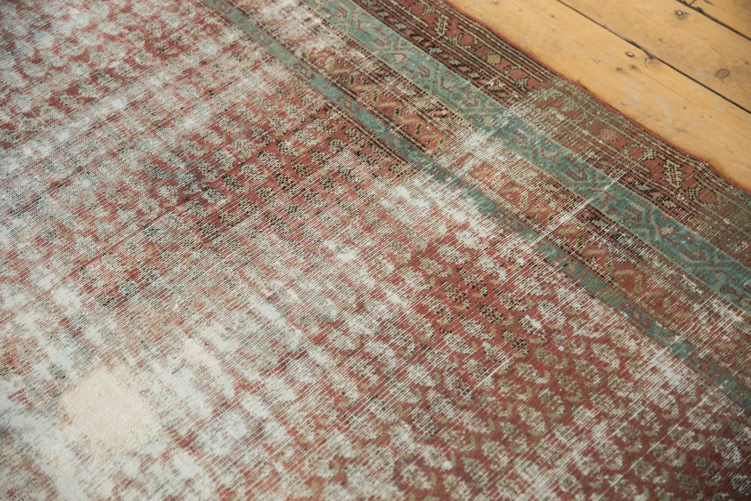6.5x16.5 Antique Distressed Malayer Rug Runner
