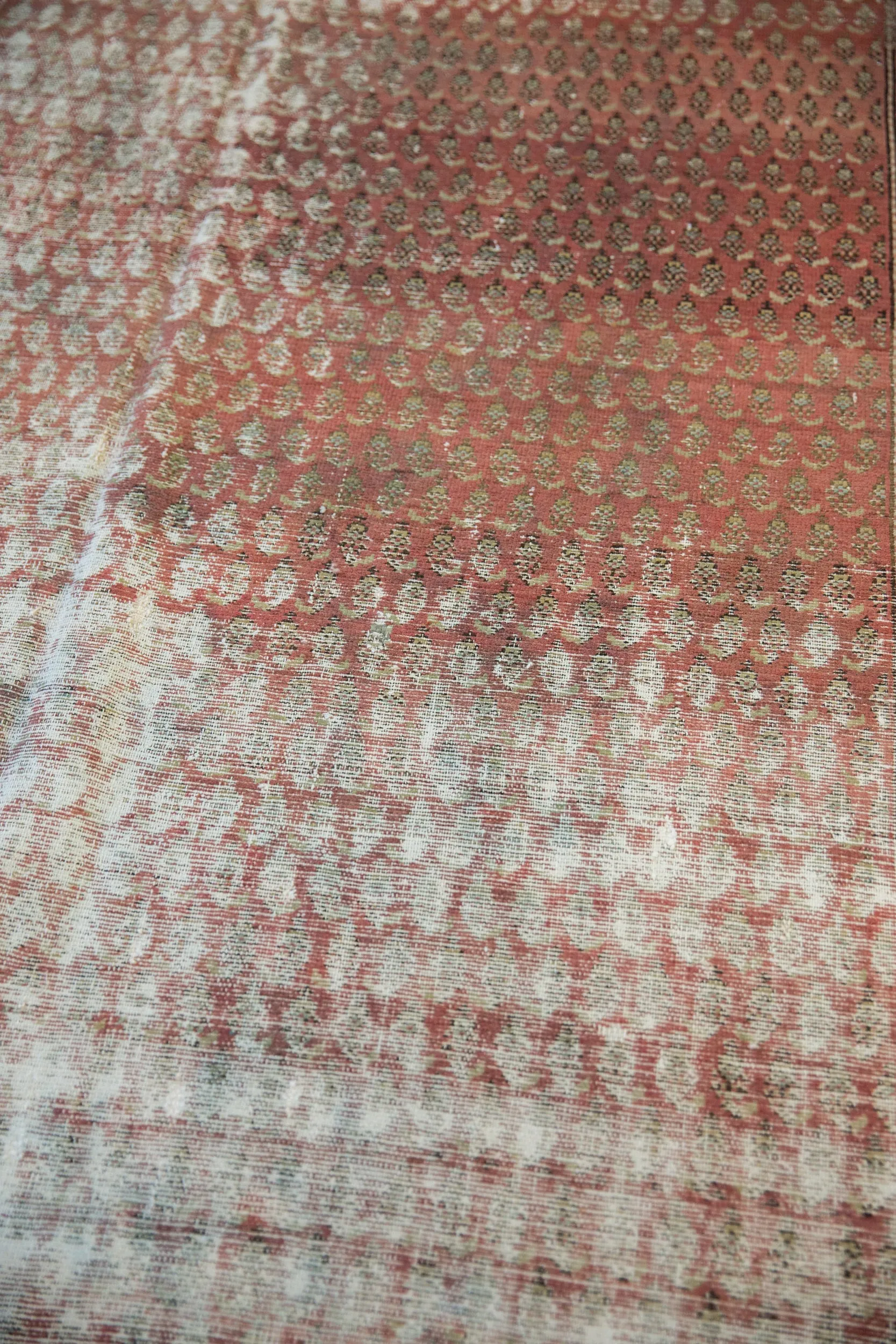 6.5x16.5 Antique Distressed Malayer Rug Runner