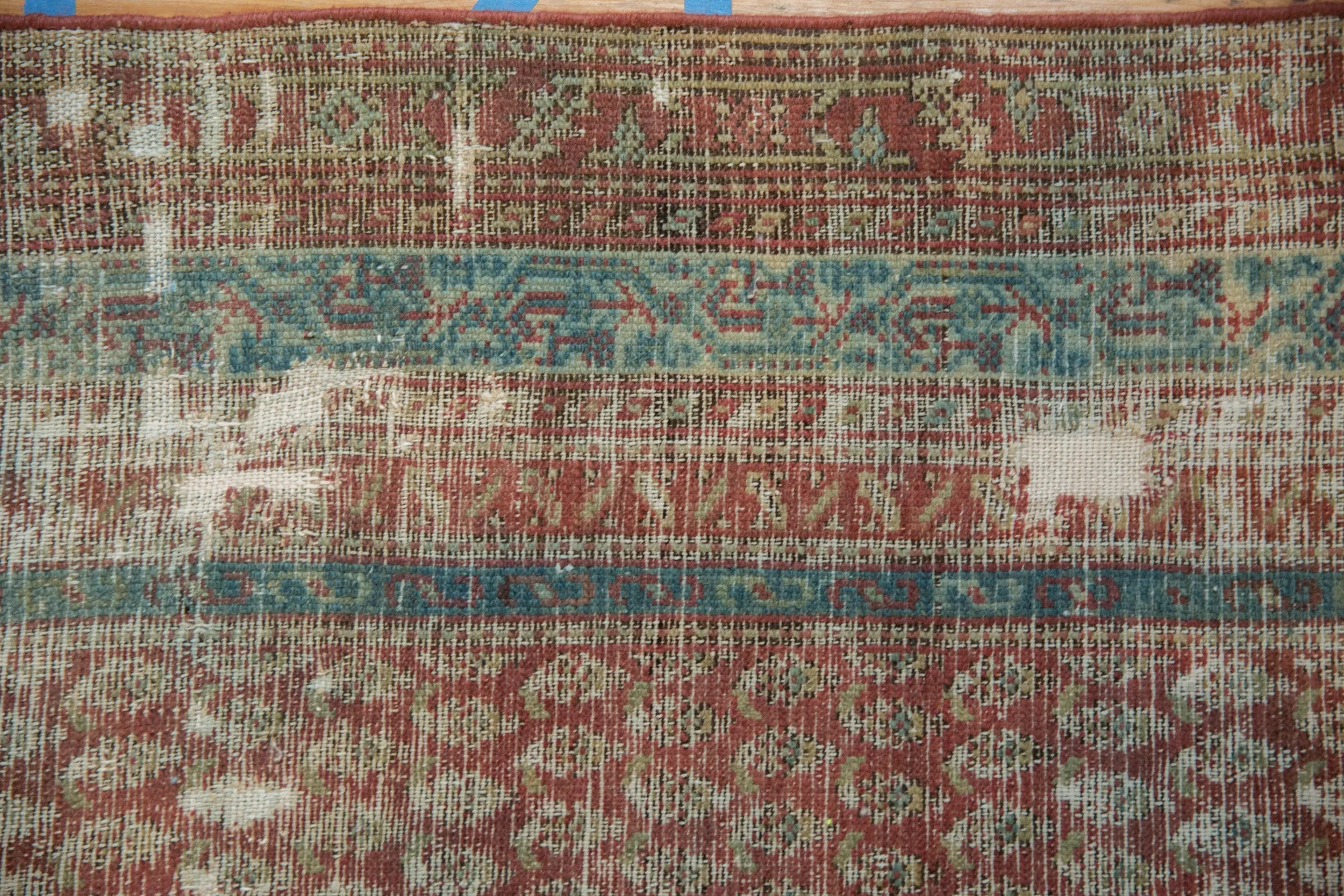 6.5x16.5 Antique Distressed Malayer Rug Runner