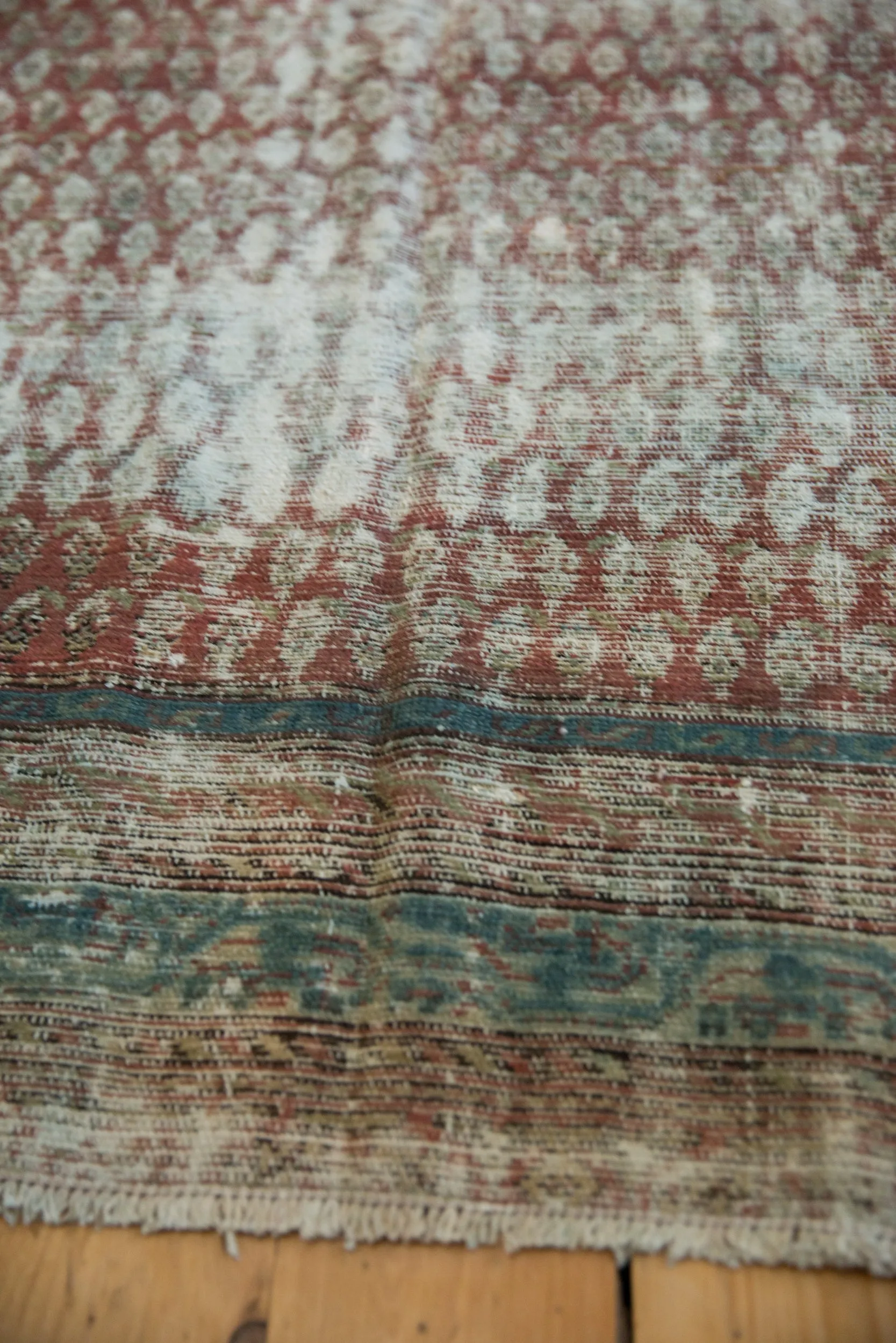 6.5x16.5 Antique Distressed Malayer Rug Runner