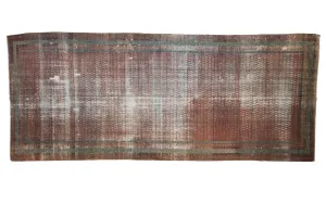 6.5x16.5 Antique Distressed Malayer Rug Runner