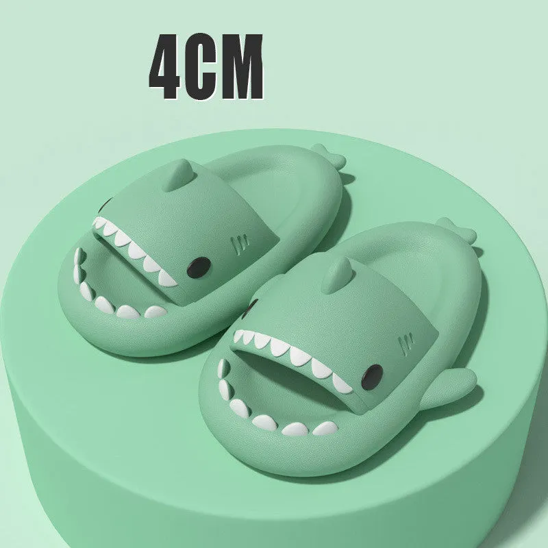 Adult's Funny Shark Cartoon Slippers