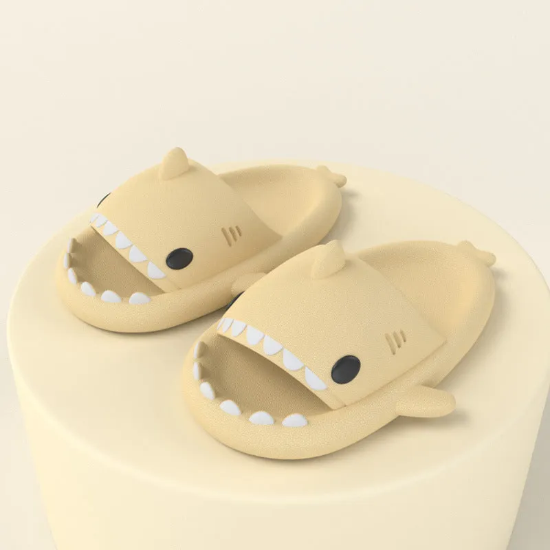Adult's Funny Shark Cartoon Slippers