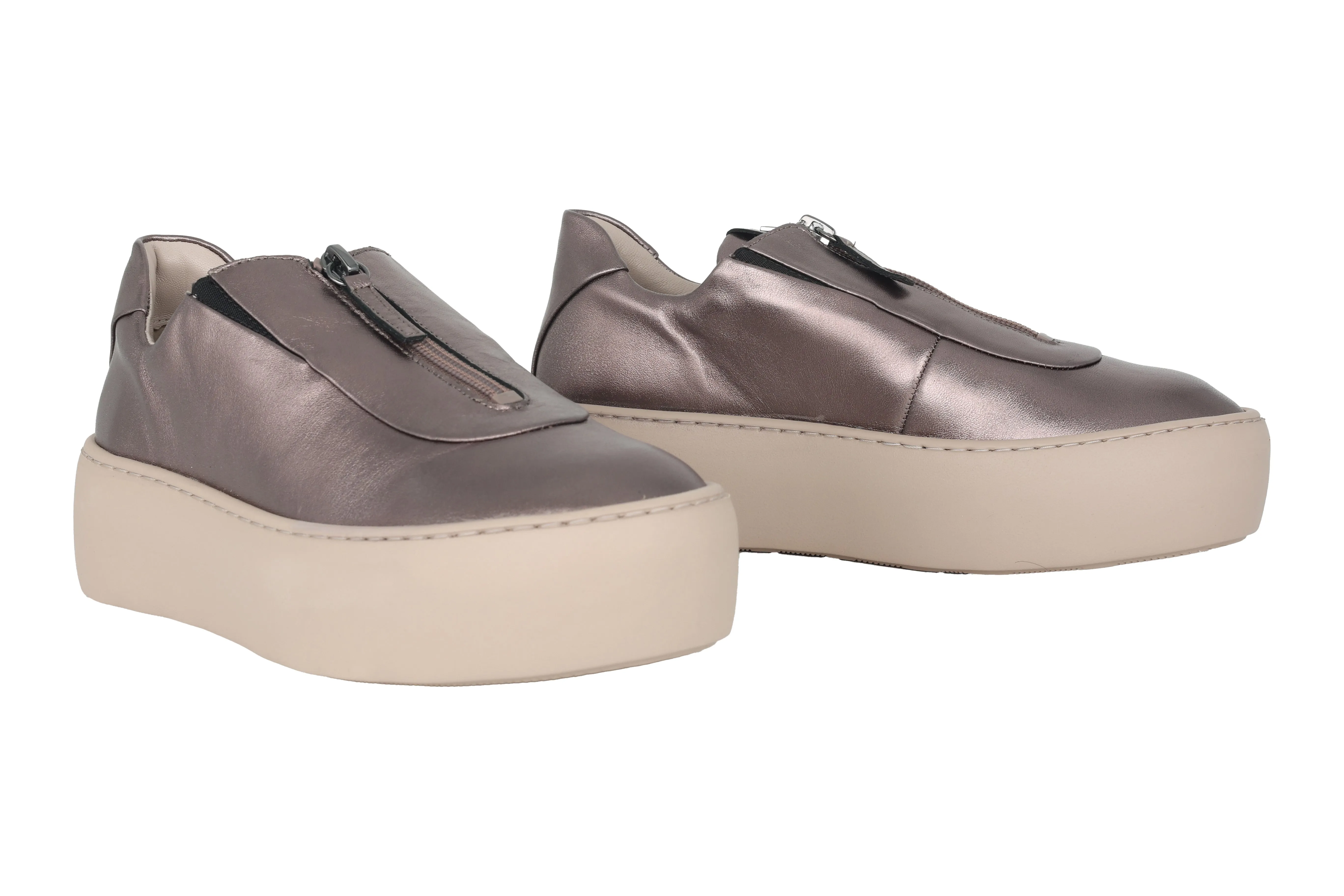 'Aim' women's slip-on sneaker - Bronze