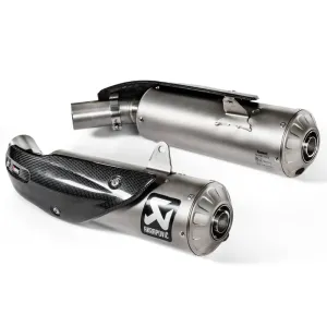 Akrapovic Titanium Twin Silencer Slip-On Kit S-D11SO4-HBFGT