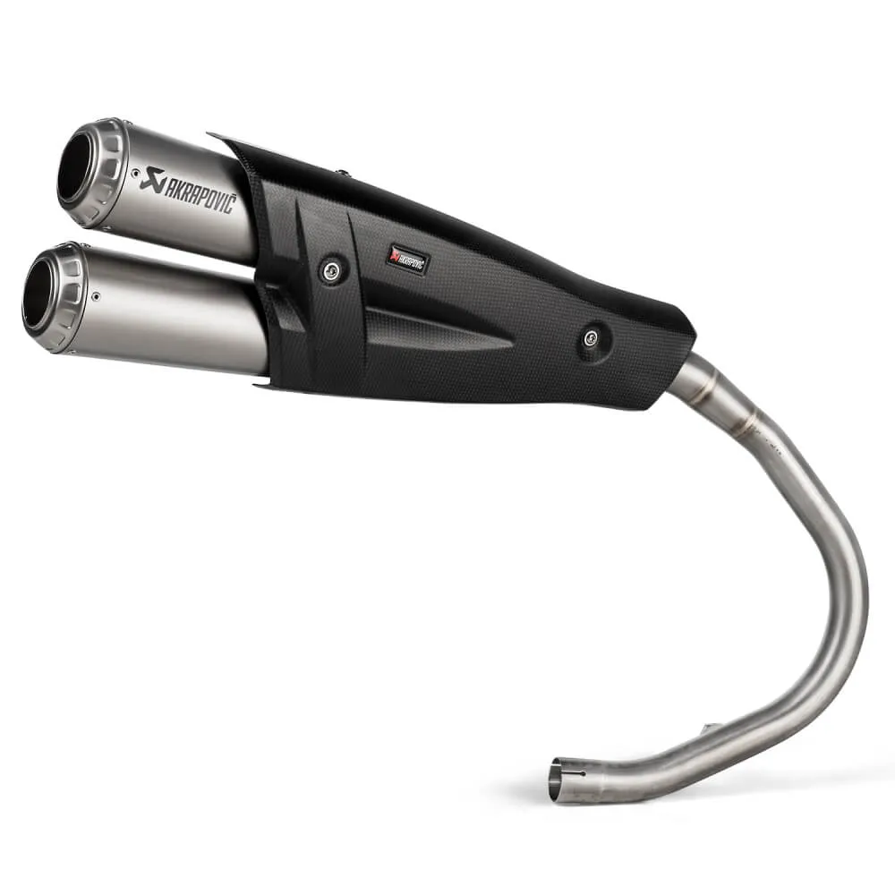 Akrapovic Twin Conical Stainless Exhaust Slip-On Kit S-H125SO5-FFT