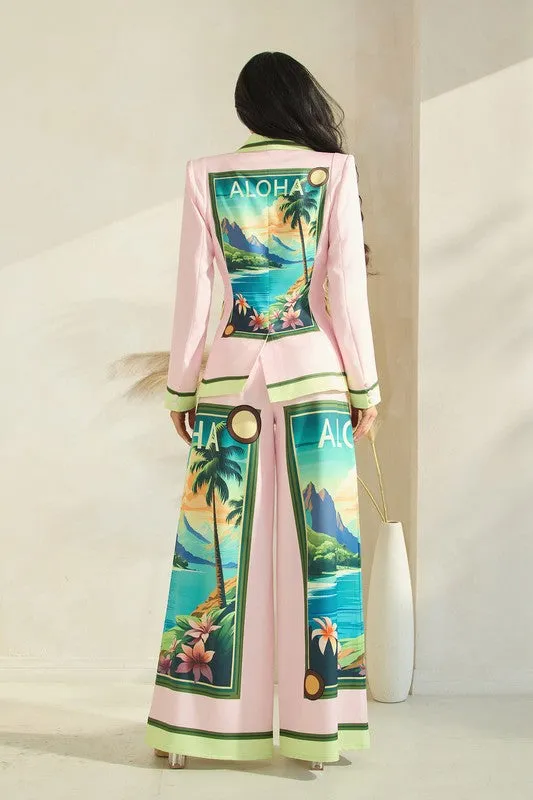 ALOHA THREE PIECE SUIT SET