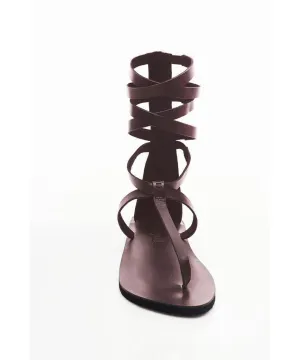 Anya Wrap Sandal Oxblood