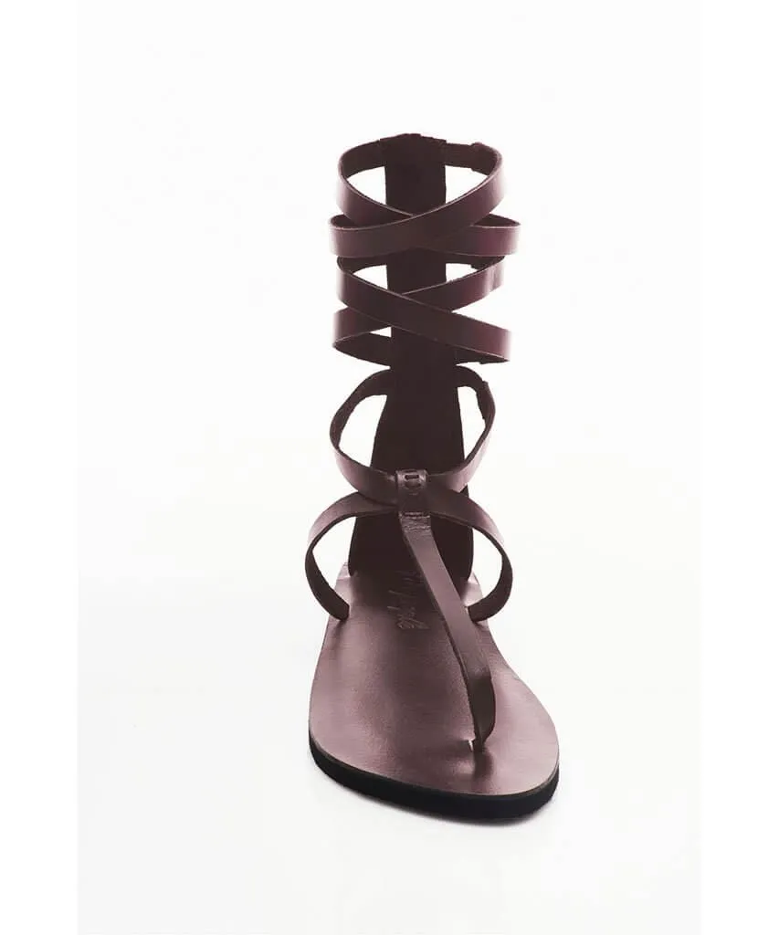 Anya Wrap Sandal Oxblood