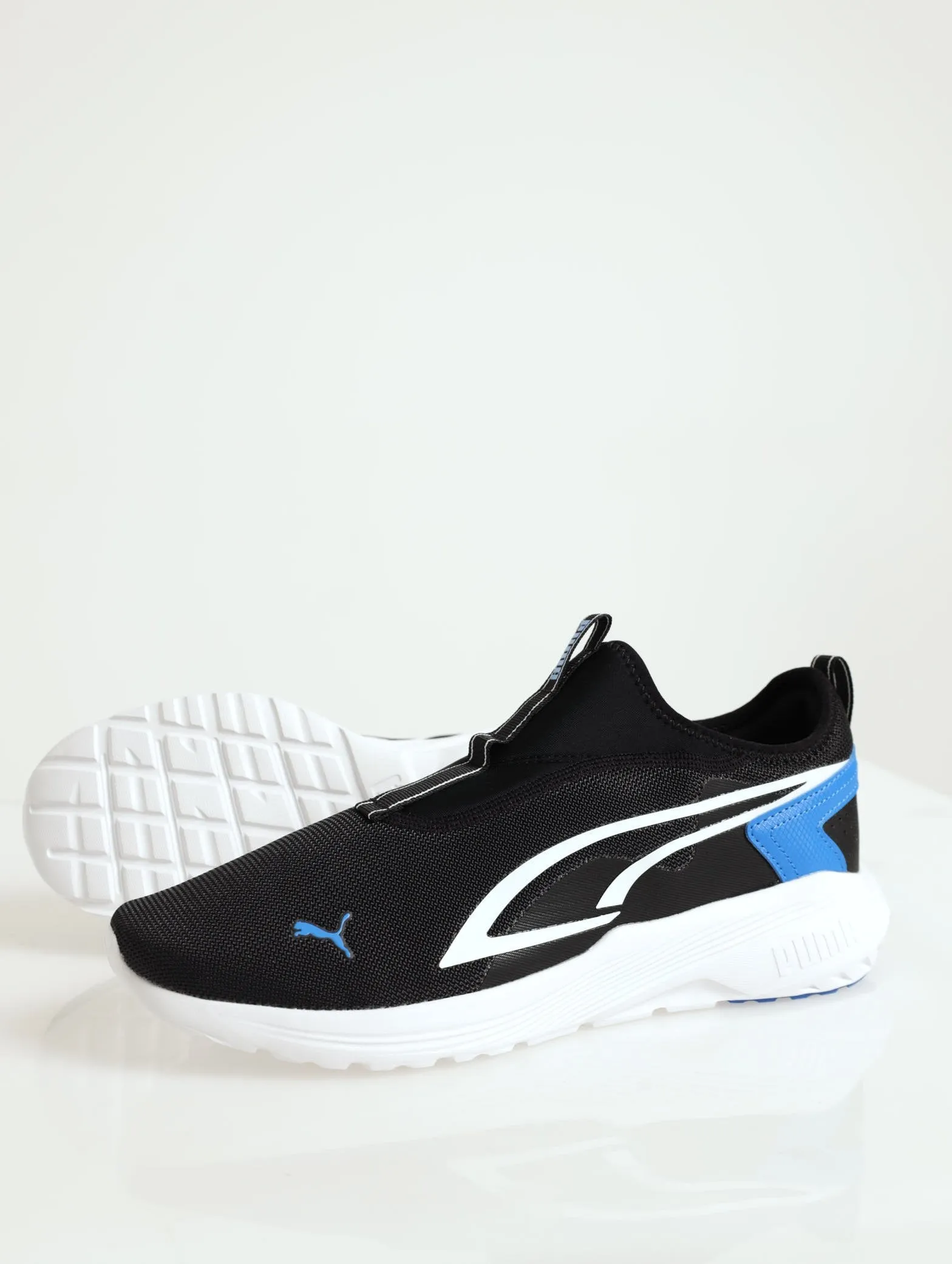 Athletic Slip On Sneaker - Black/White