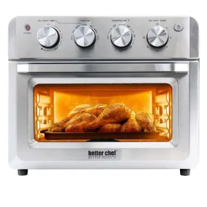 Better Chef Do-It-All 20 Liter Convection Air Fryer Toaster Broiler Oven in Silv