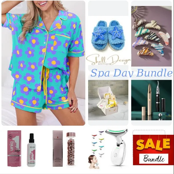 Blue PJ Spa Day Mix & Match Bundle