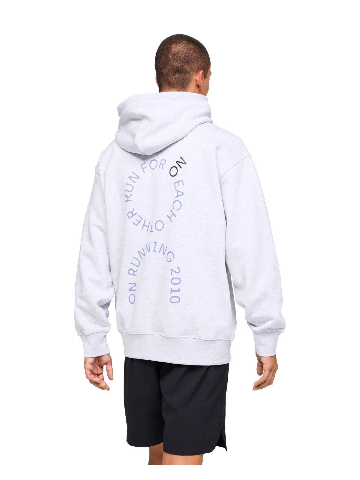 Bluza z kapturem ON RUNNING Club Hoodie R.F.E.O szary