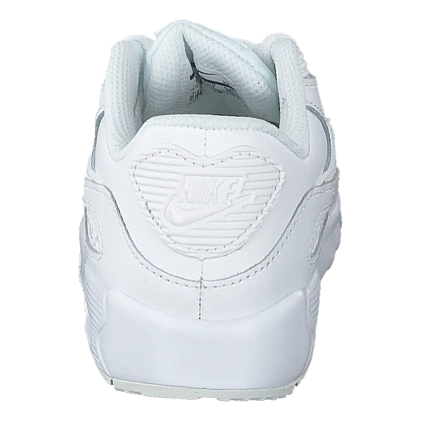 Boys' Air Max 90 Leather (td) White/white