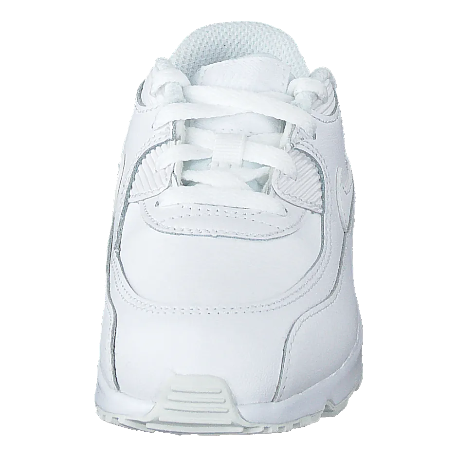 Boys' Air Max 90 Leather (td) White/white