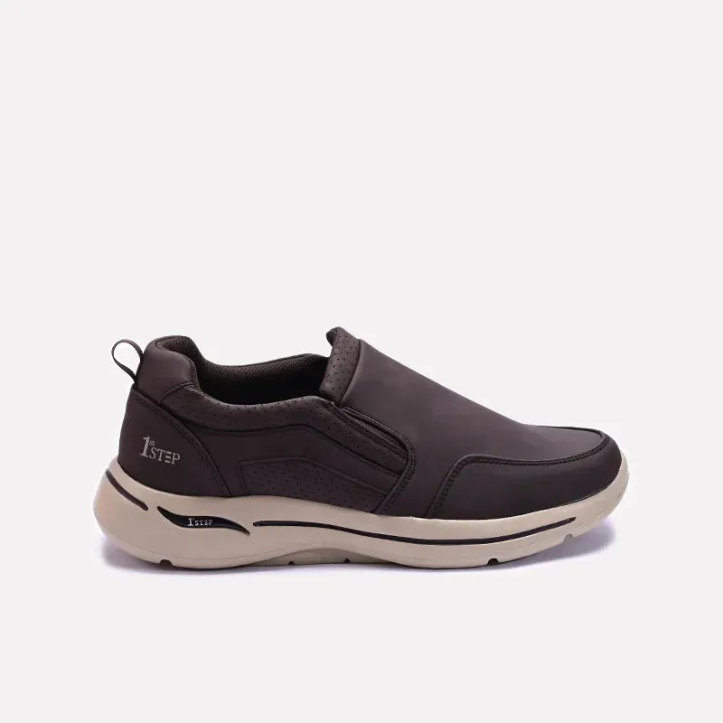 Brown Slip On Sneakers 0120568