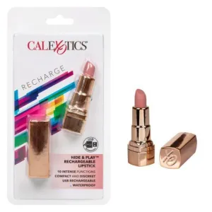 Calexotics Hide and Play Rechargeable Lipstick Vibrator