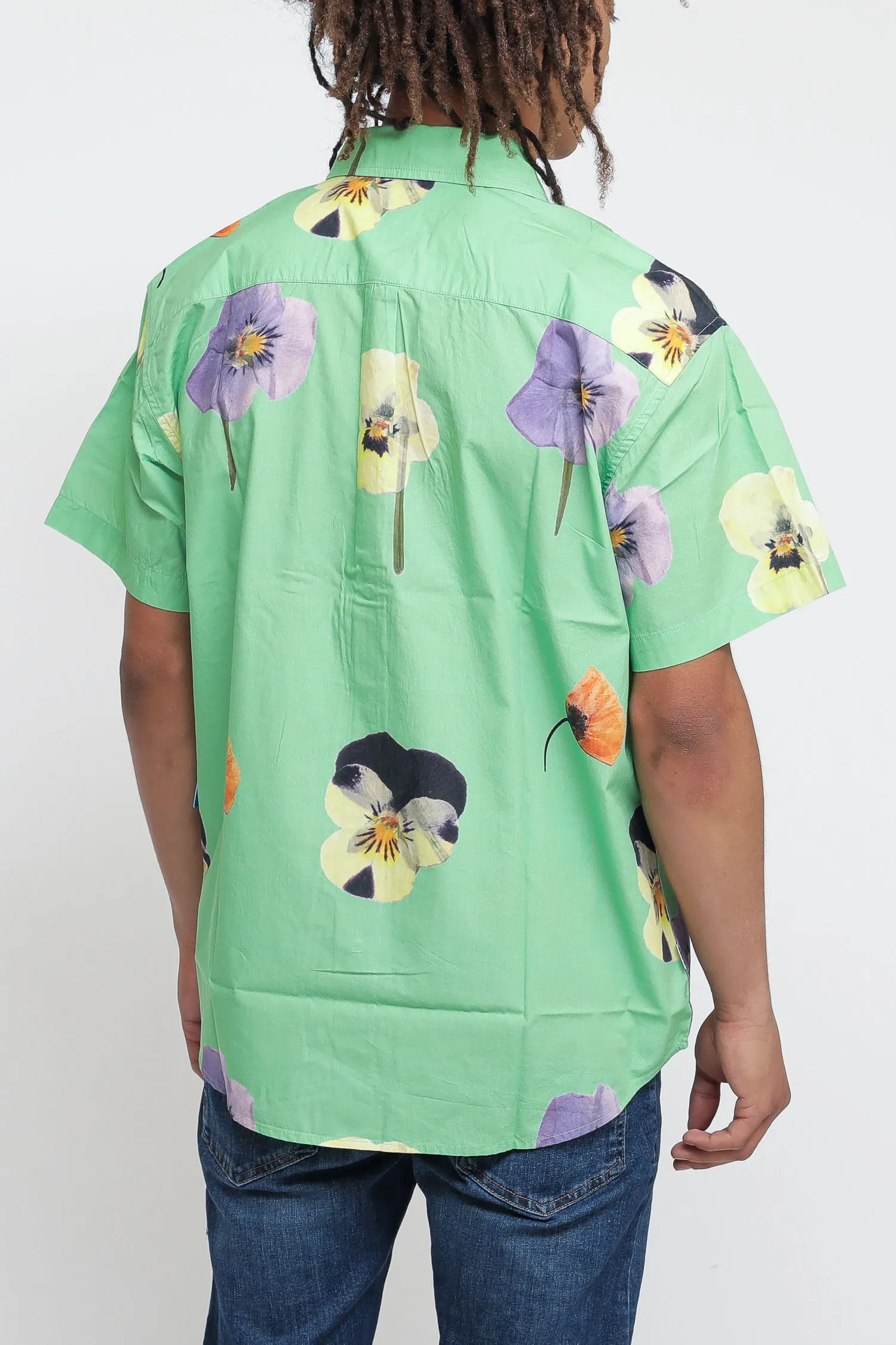 Camicia Redux Woven - Seaweed Green Multi