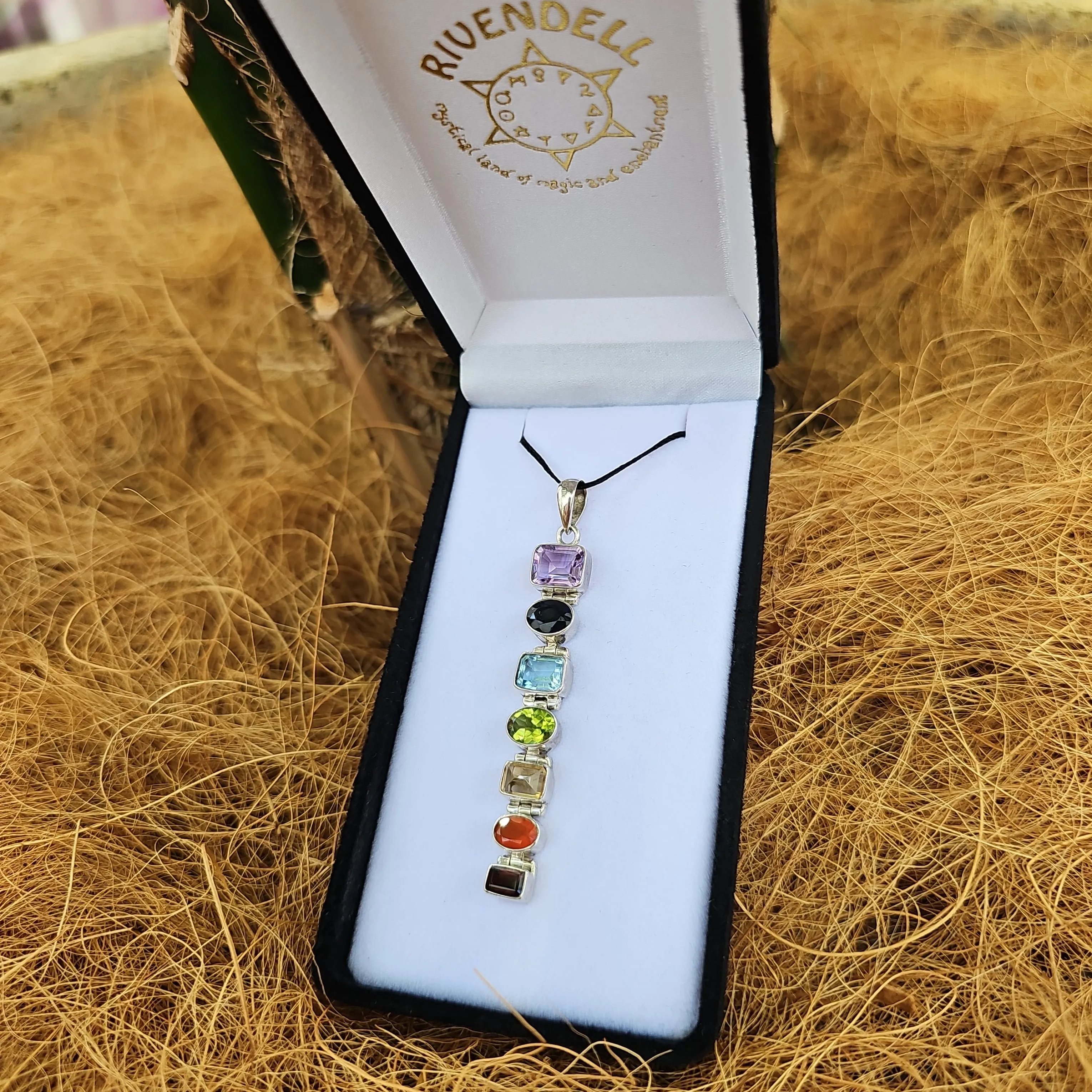 Chakra 925 Sterling Silver Pendant