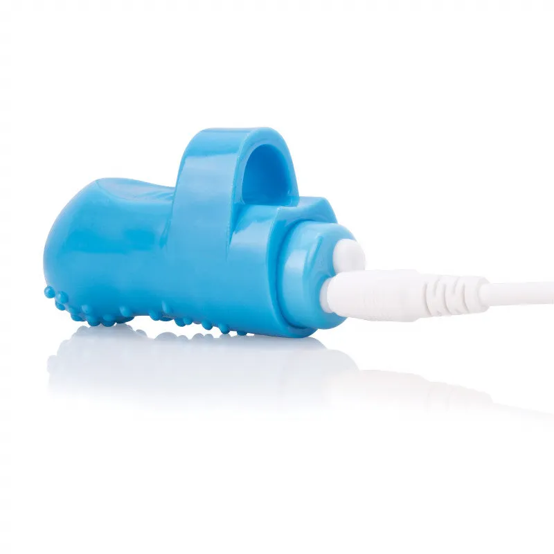 Charged Fingo Rechargeable Finger Vibe - Blue