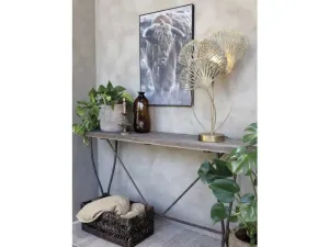 Chic Antique Vase/ Flaske i Brun Glas