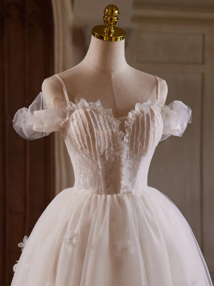 Chic Beading Off-the-shoulder Ball Gown Homecoming Dresses