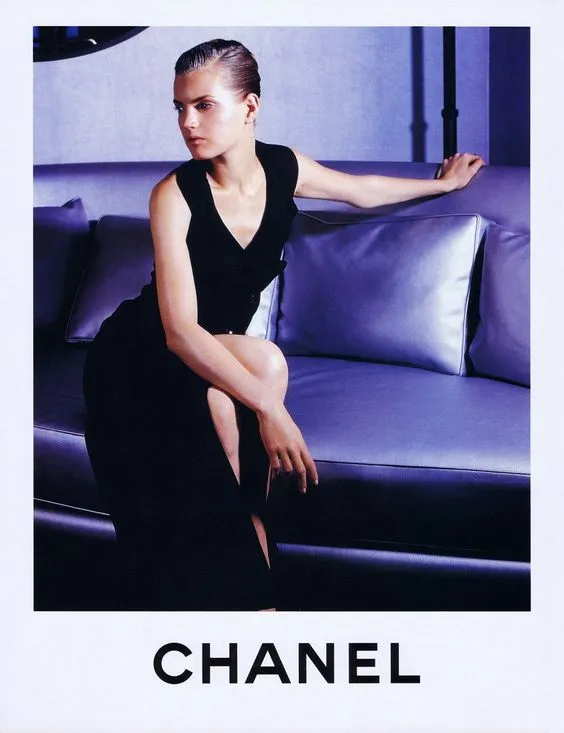 Chic Cruise 1997 Chanel by Karl Lagerfeld White Dress w Large Collar & Logo Buttons