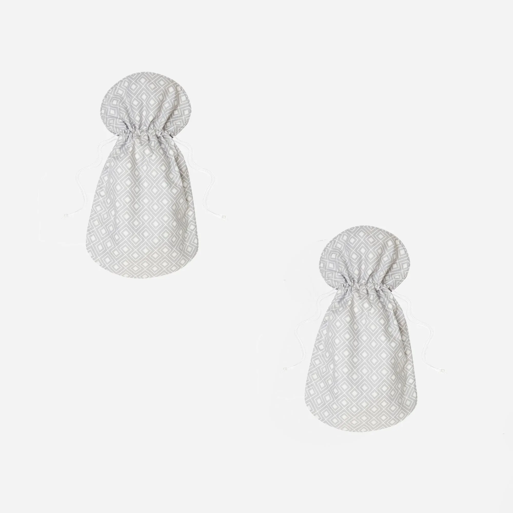 Chic Squares Shoe Bag, Set of 2