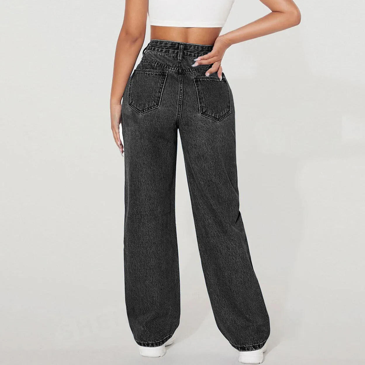 Classic  Casual Denim Pants Jeans for Effortless Everyday Style