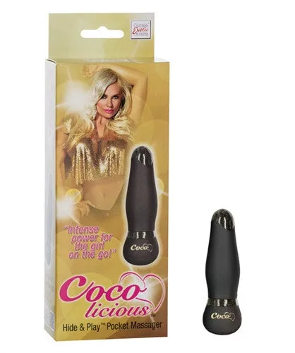 Coco Licious - Hide and Play Pocket Massager - Black
