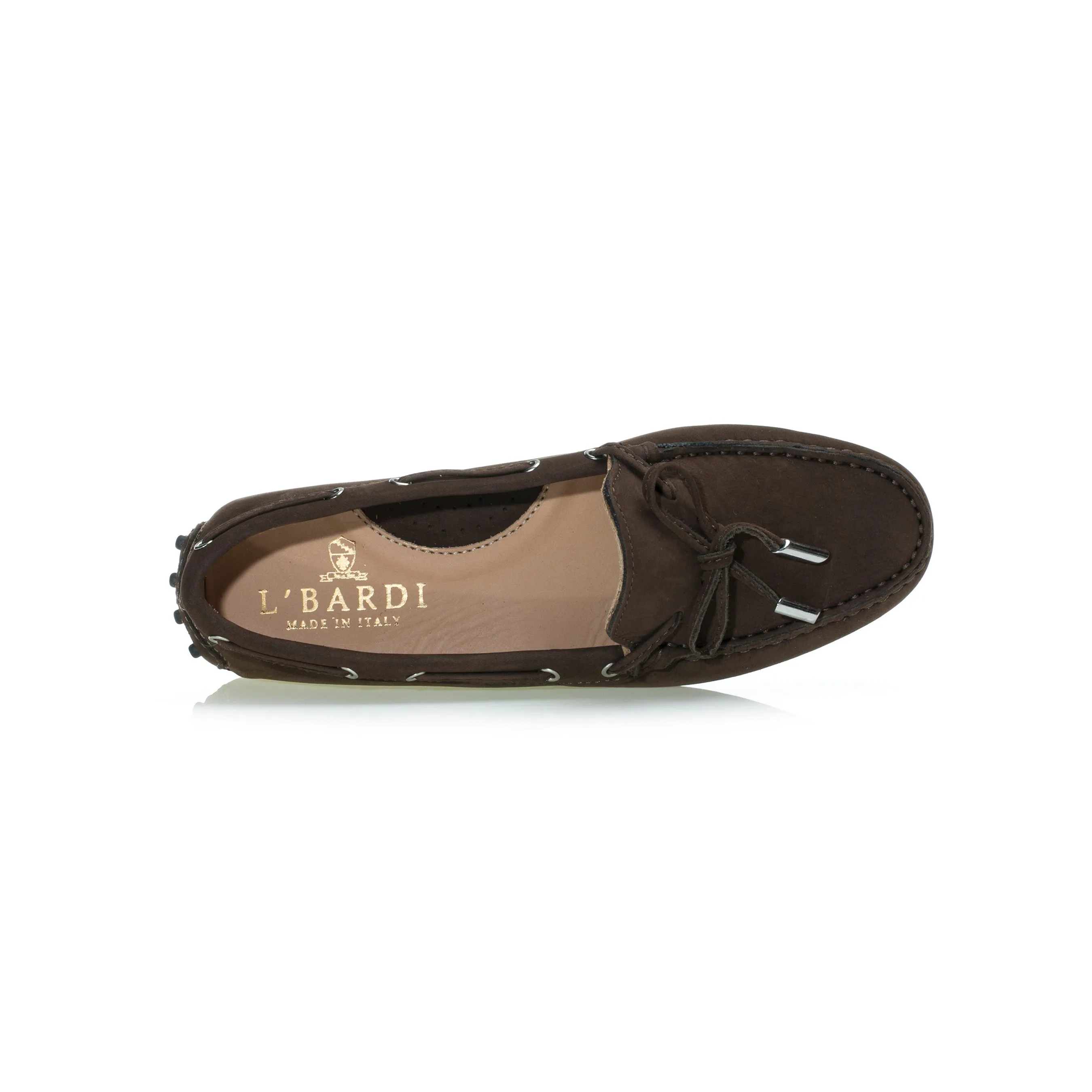 Coffee Brown Nubuck Leather