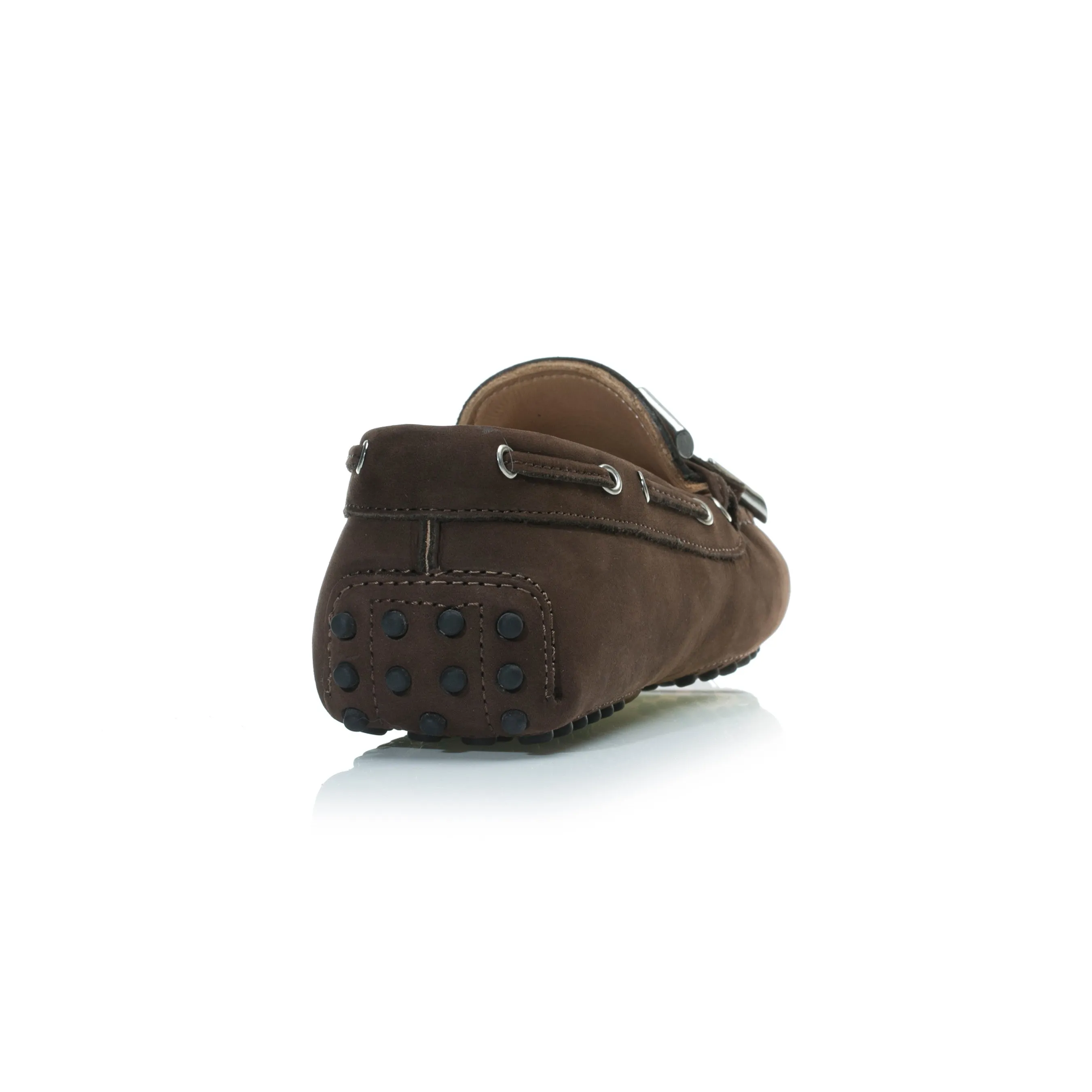 Coffee Brown Nubuck Leather