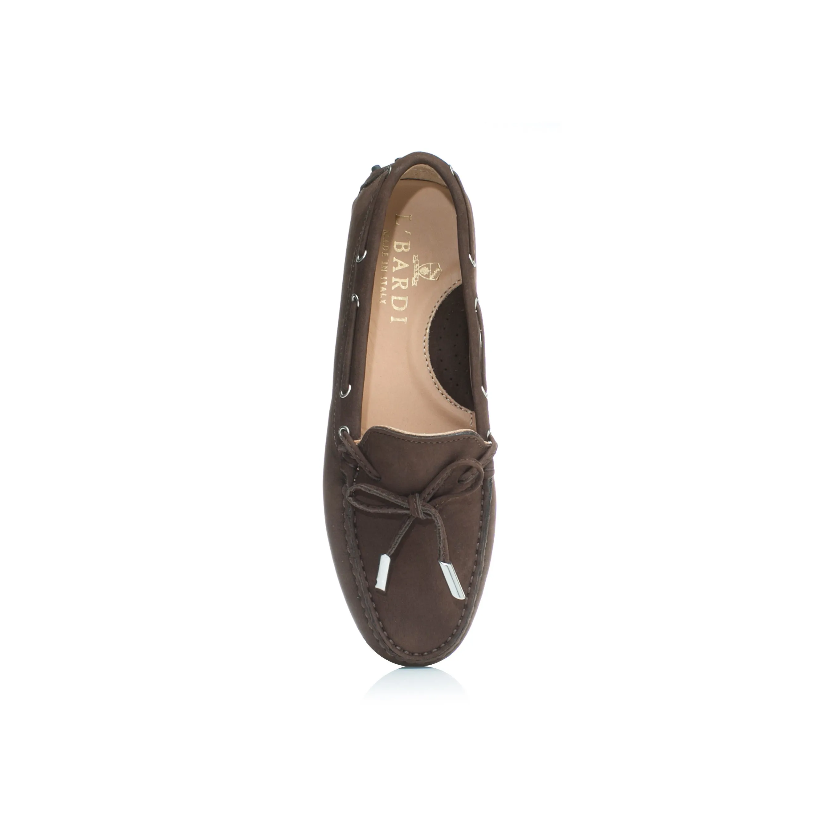 Coffee Brown Nubuck Leather