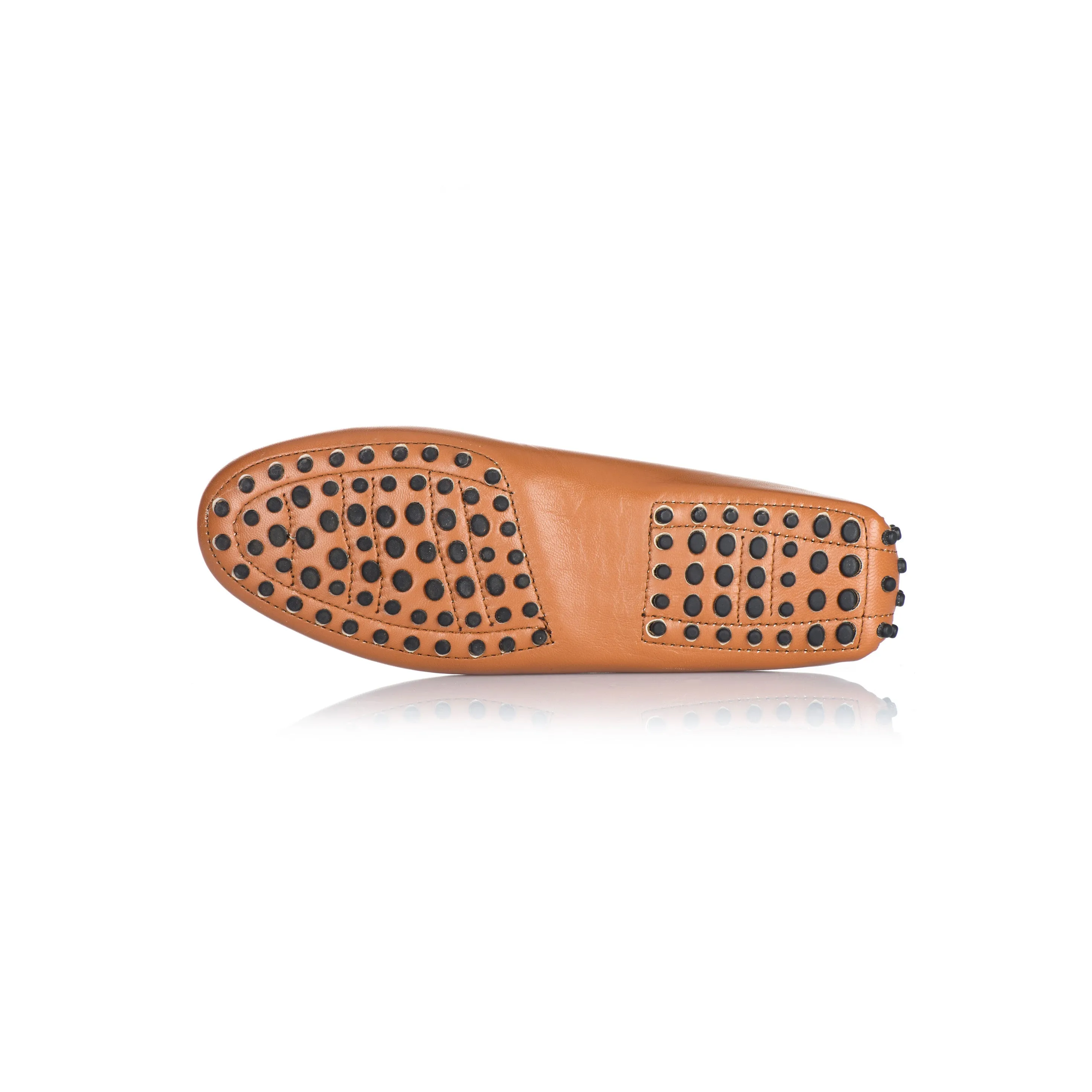 Cognac Calf Leather Penny Loafer