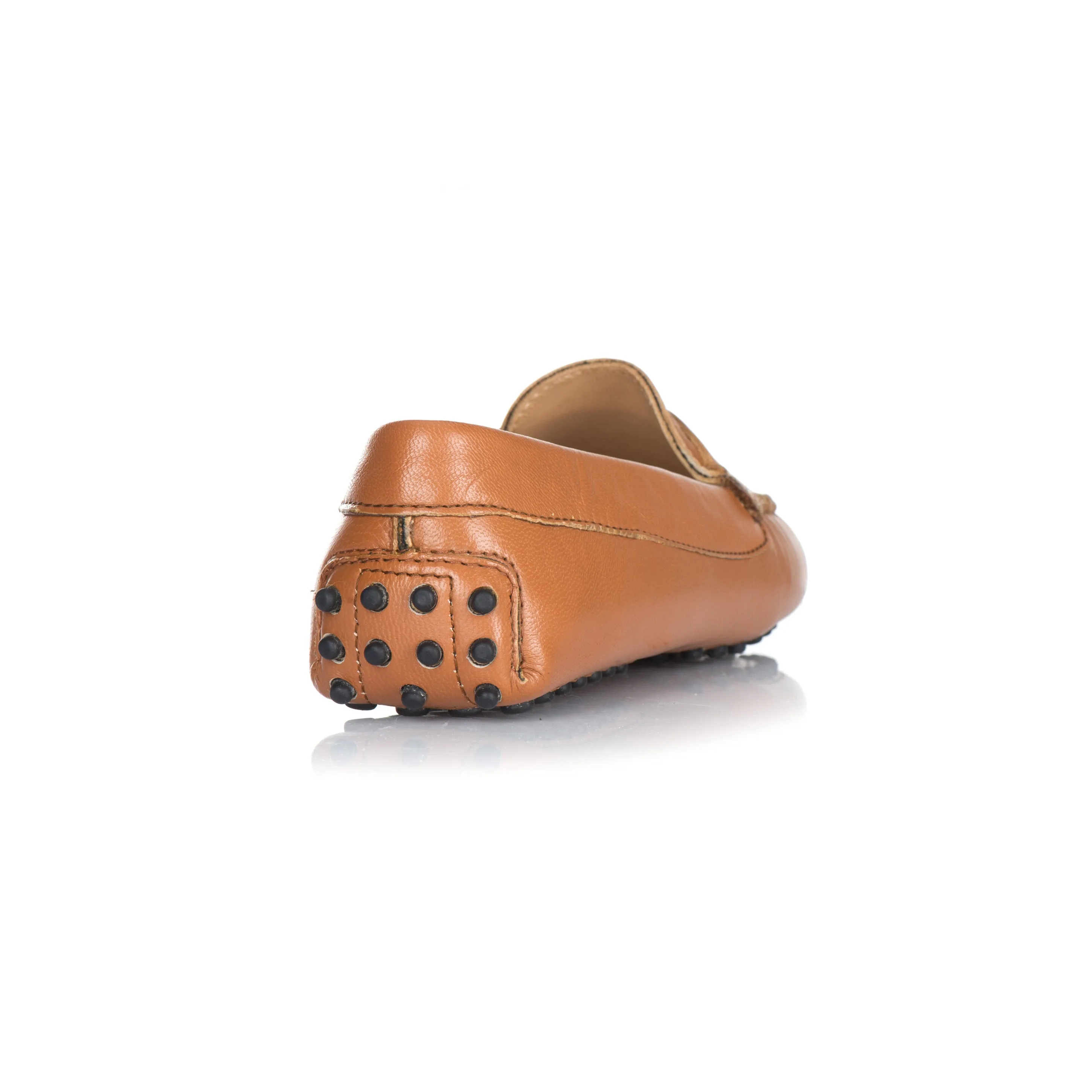 Cognac Calf Leather Penny Loafer