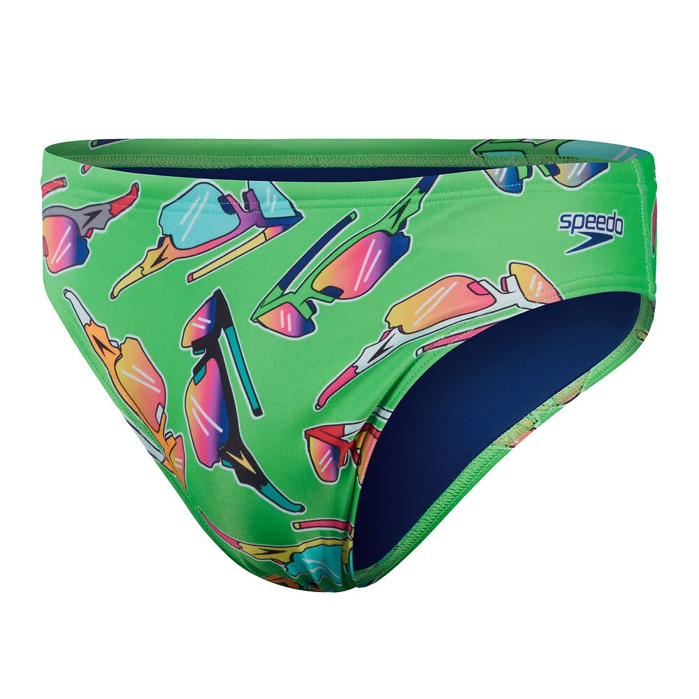 COSTUME SPEEDO UOMO SLIP NUOTO PISCINA ESCAPE BRIEFS SPEED DEALERS VERDE