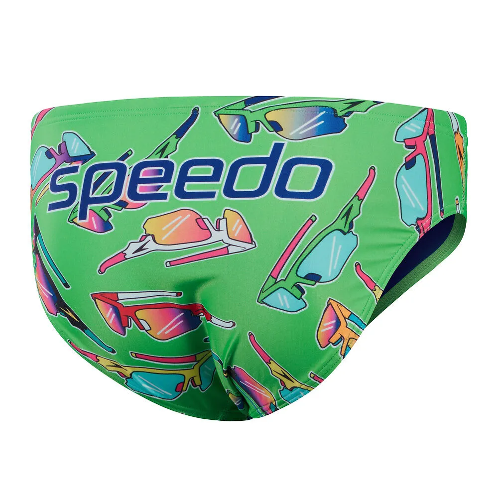 COSTUME SPEEDO UOMO SLIP NUOTO PISCINA ESCAPE BRIEFS SPEED DEALERS VERDE
