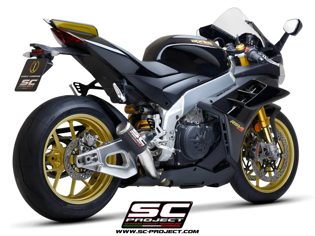 CR-T Exhaust by SC-Project for Aprilia RSV4 1100 and Tuono V4 1100 2021-2023