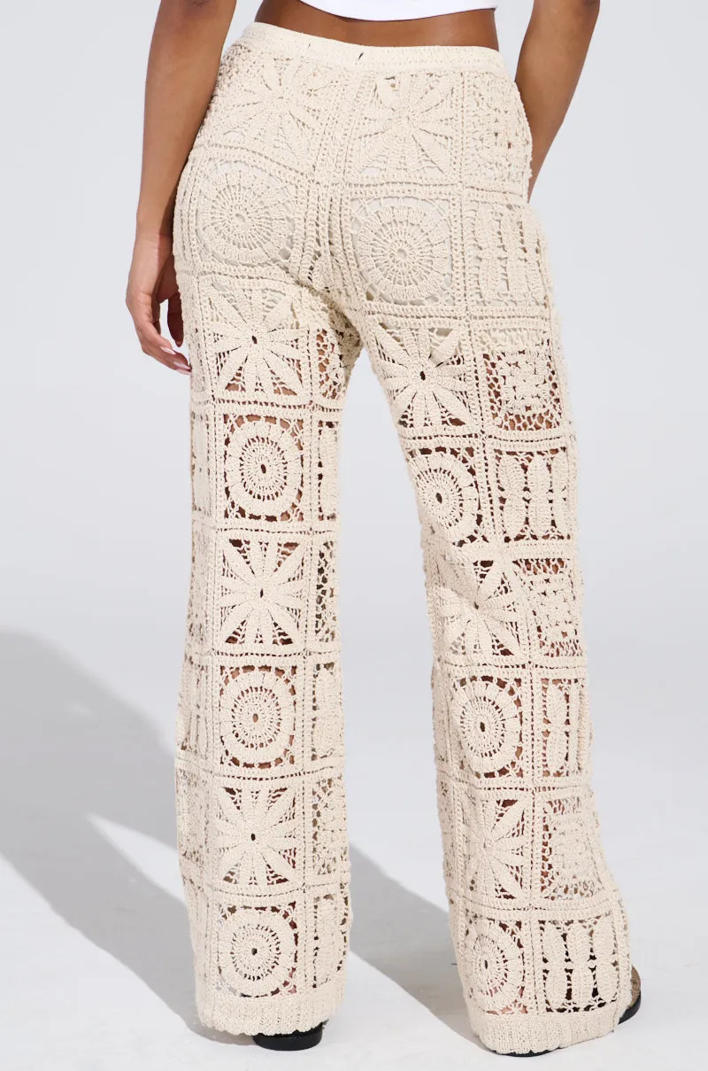 CROCHET KNIT PANT