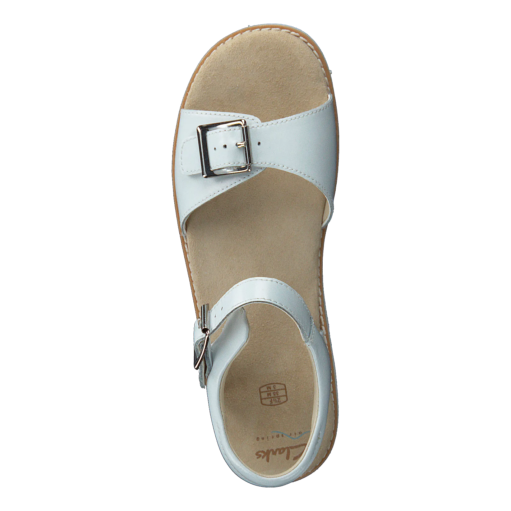 Crown Bloom K White Leather